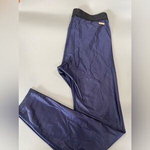 Alala Women's Liquid Navy Blue Shiny Nylon Stretch Size S